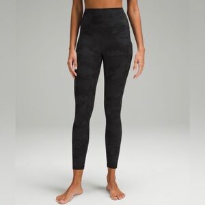 lululemon Align™ High-Rise Pant with Pockets 25" Size 2 Camo Deep Coal